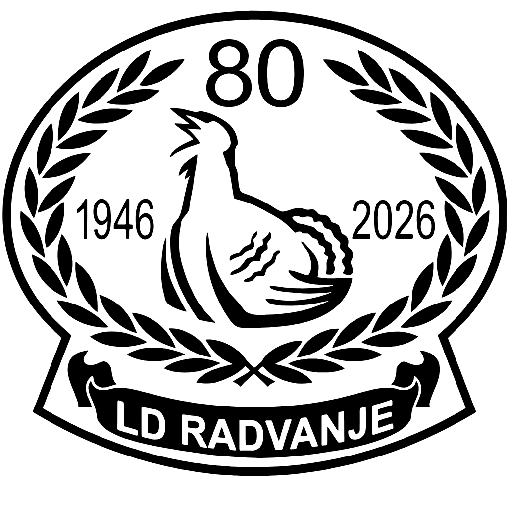 Logotip Lovske družine Radvanje – 80 let